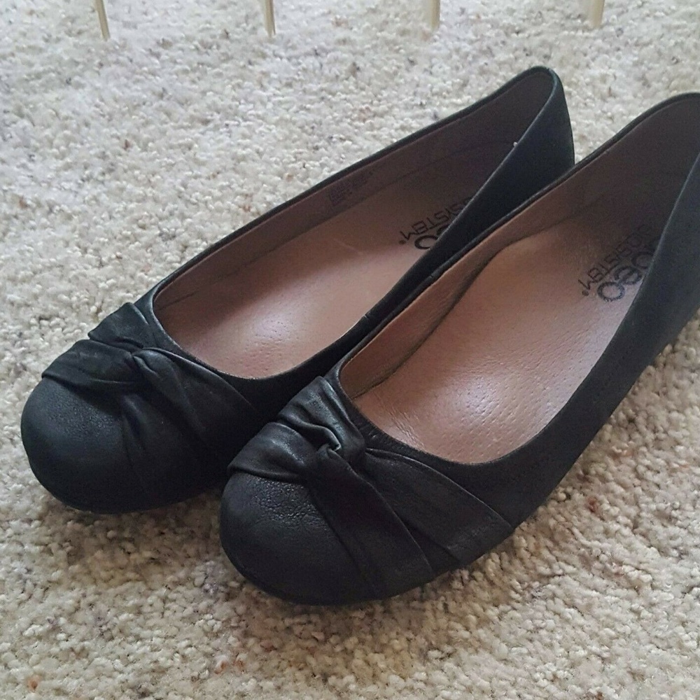 Women's Abeo BIOSystems Terrie Black Ballet Flats